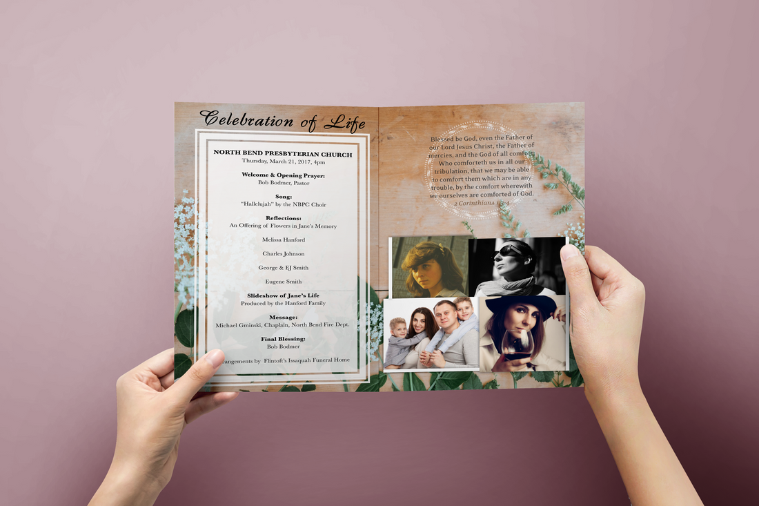 Digitally Printed Program