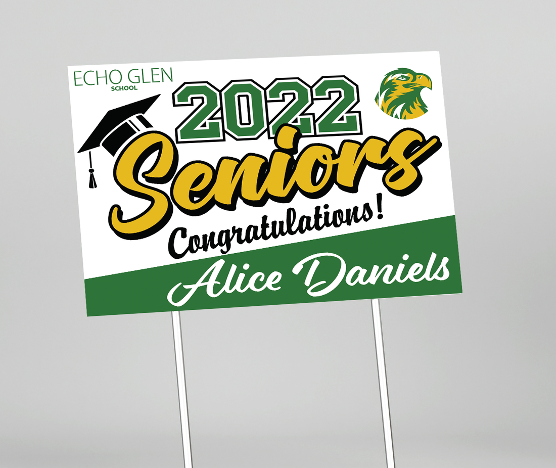 Graduation Yard Sign - School Spirit