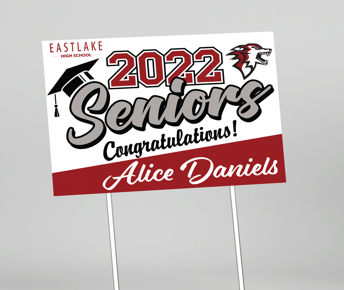 Graduation Yard Sign - School Spirit
