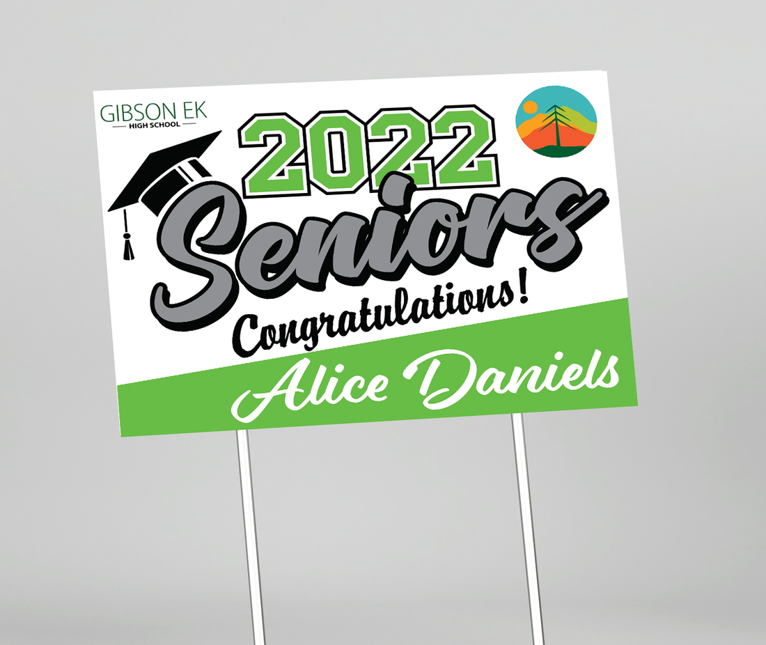 Graduation Yard Sign - School Spirit