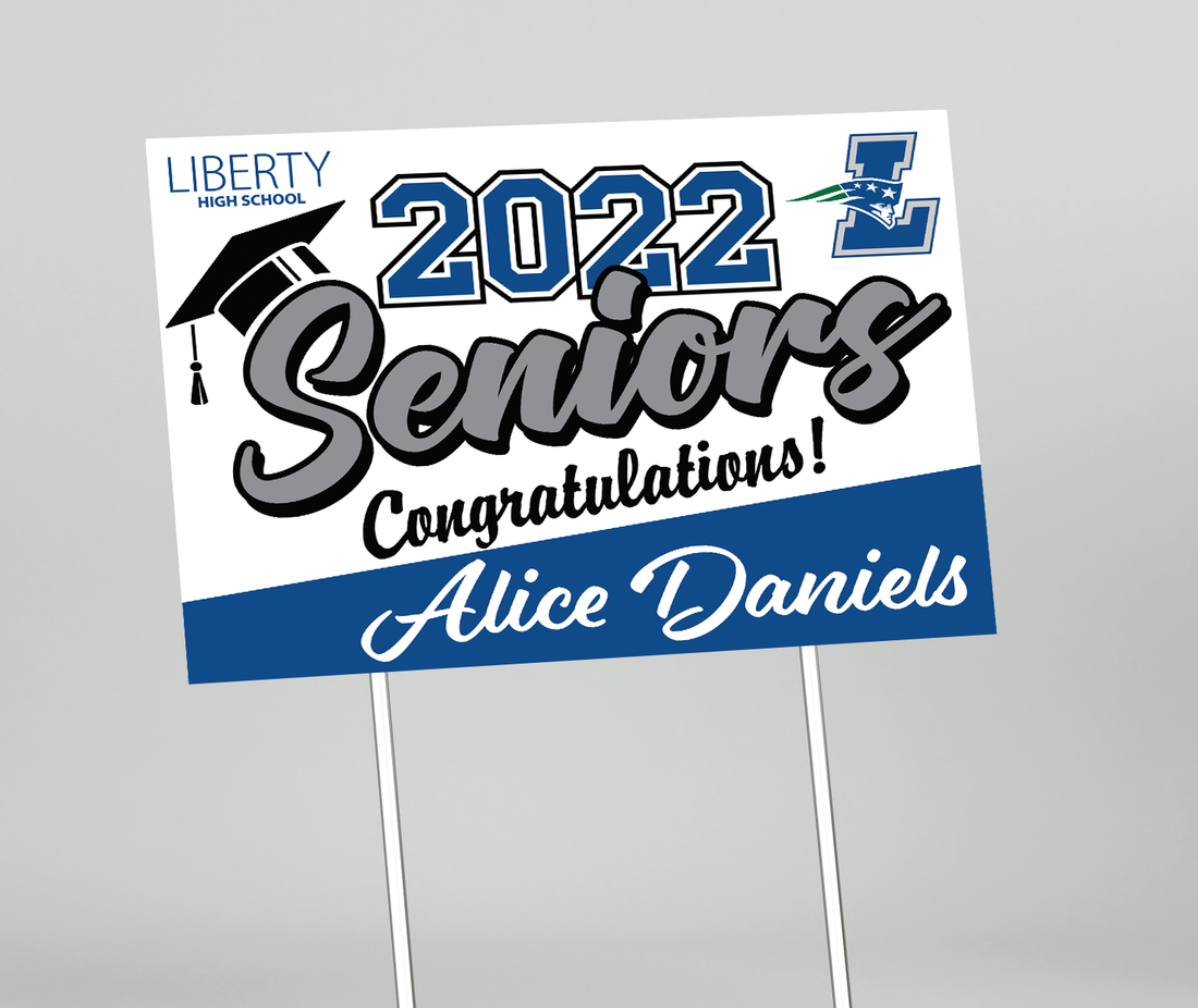 Graduation Yard Sign - School Spirit