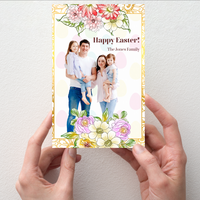 Easter Family Greeting - Floral