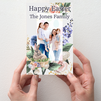 Easter Family Greeting - Soft Bunny