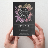 Baby Shower Invitation - Chalk Board