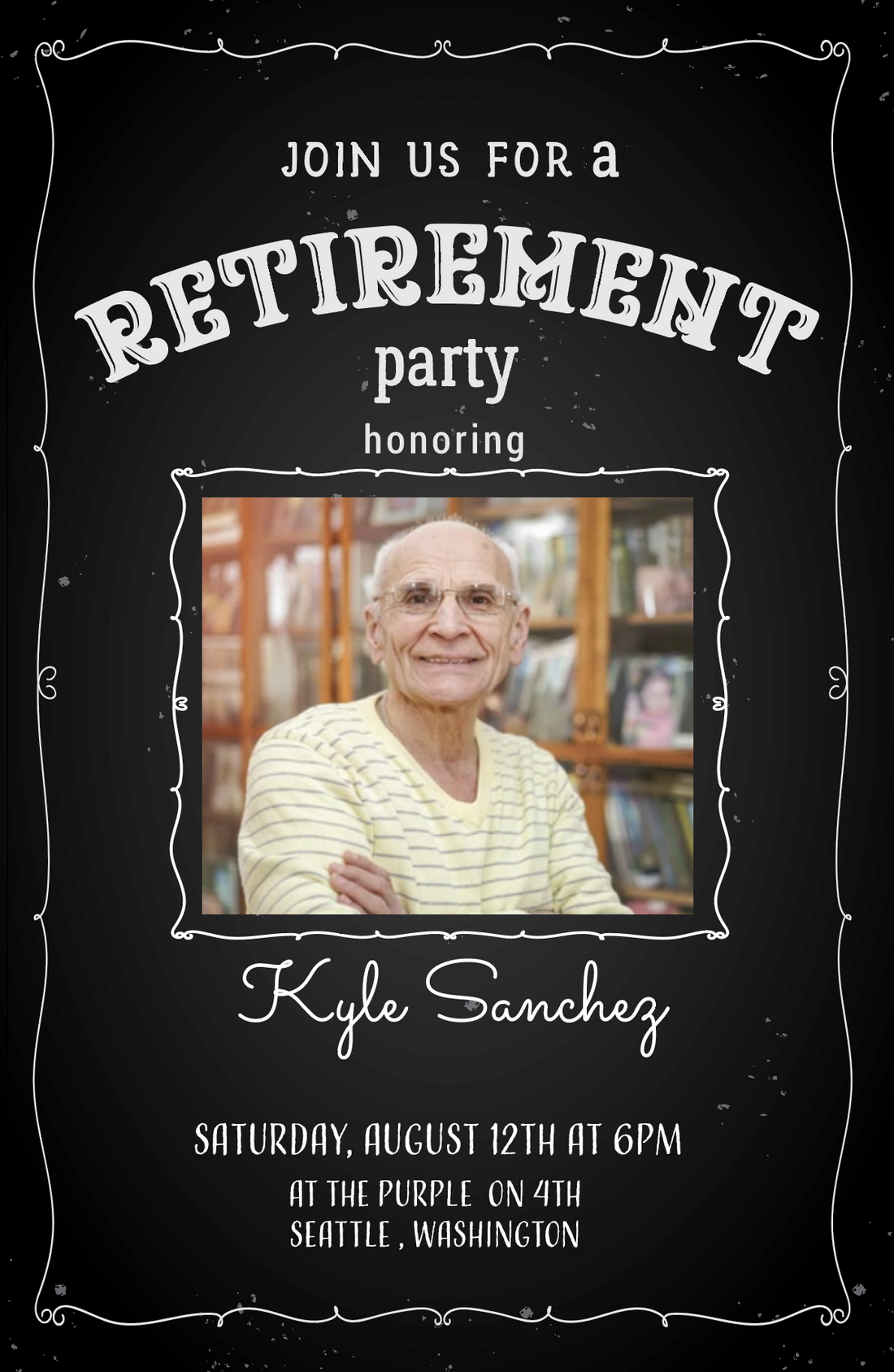 Retirement Invitation - Vintage
