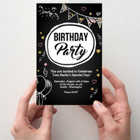 Birthday Invitation - Chalkboard