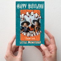 Halloween Greeting -Little Monsters