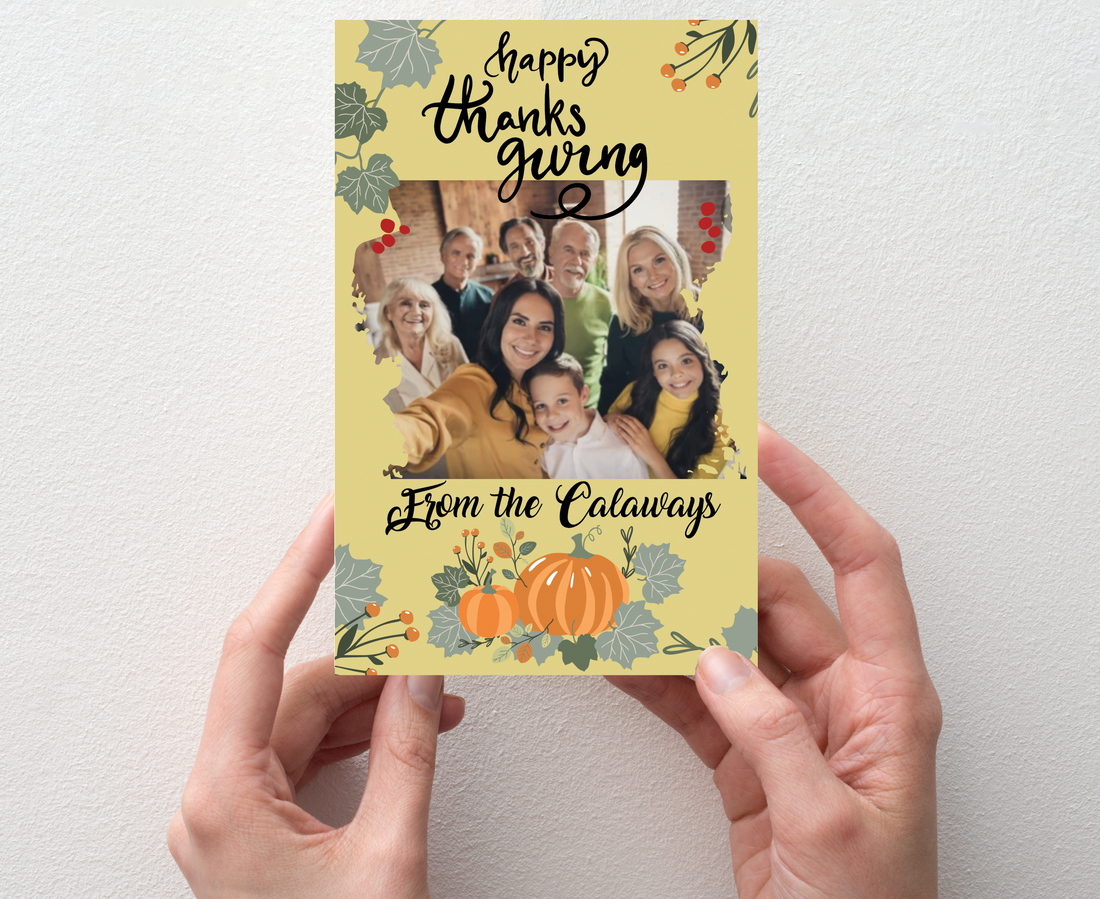 Thanksgiving Greeting - Pumpkin Spice