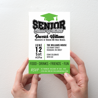 Graduation Invitations - School Spirit