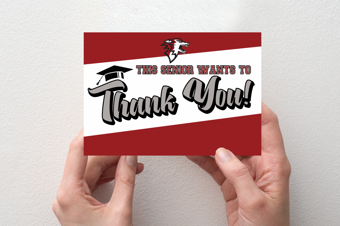 Graduation Thank You Cards - School Spirit