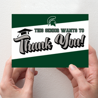 Graduation Thank You Cards - School Spirit
