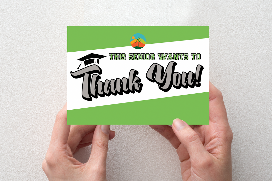 Graduation Thank You Cards - School Spirit