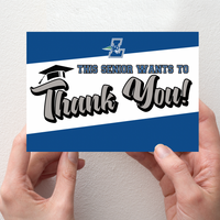 Graduation Thank You Cards - School Spirit