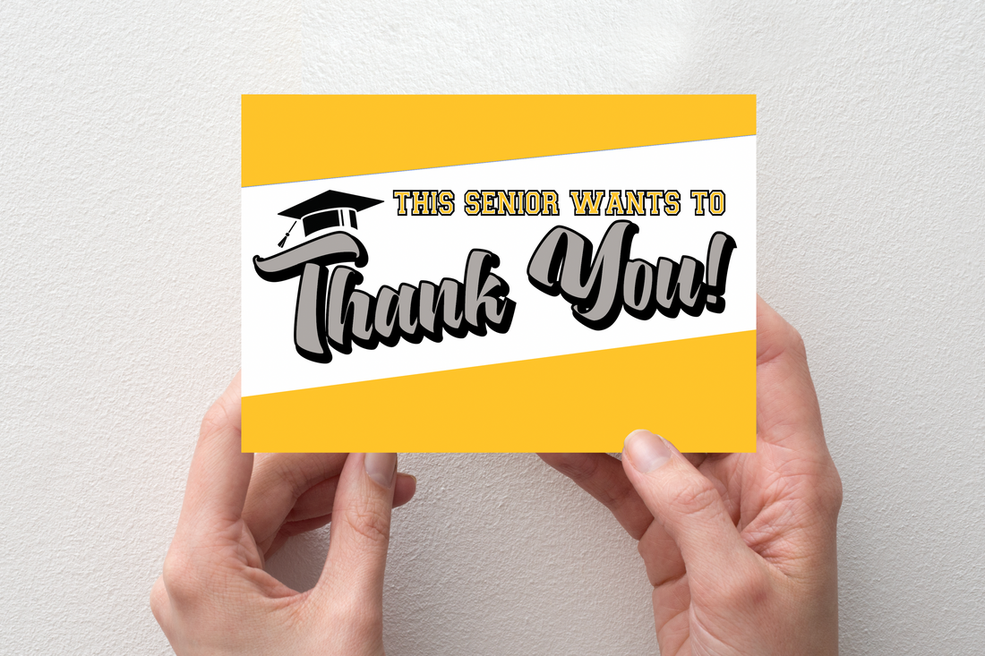 Graduation Thank You Cards - School Spirit
