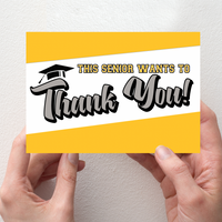 Graduation Thank You Cards - School Spirit