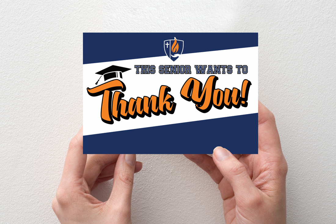 Graduation Thank You Cards - School Spirit