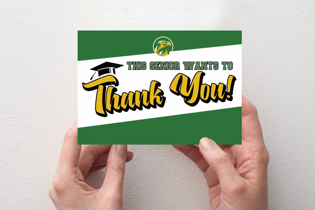 Graduation Thank You Cards - School Spirit