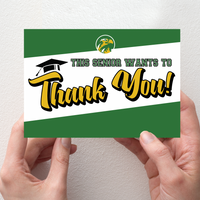 Graduation Thank You Cards - School Spirit