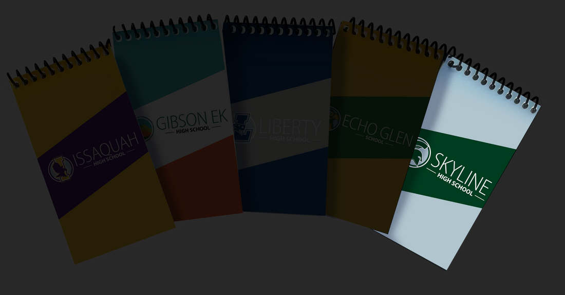 Plastic Coil Note Pads