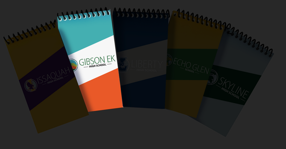 Plastic Coil Note Pads