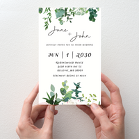 Wedding Invitation - Elegant Blossom