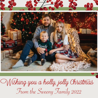 Christmas Card - Holly Jolly