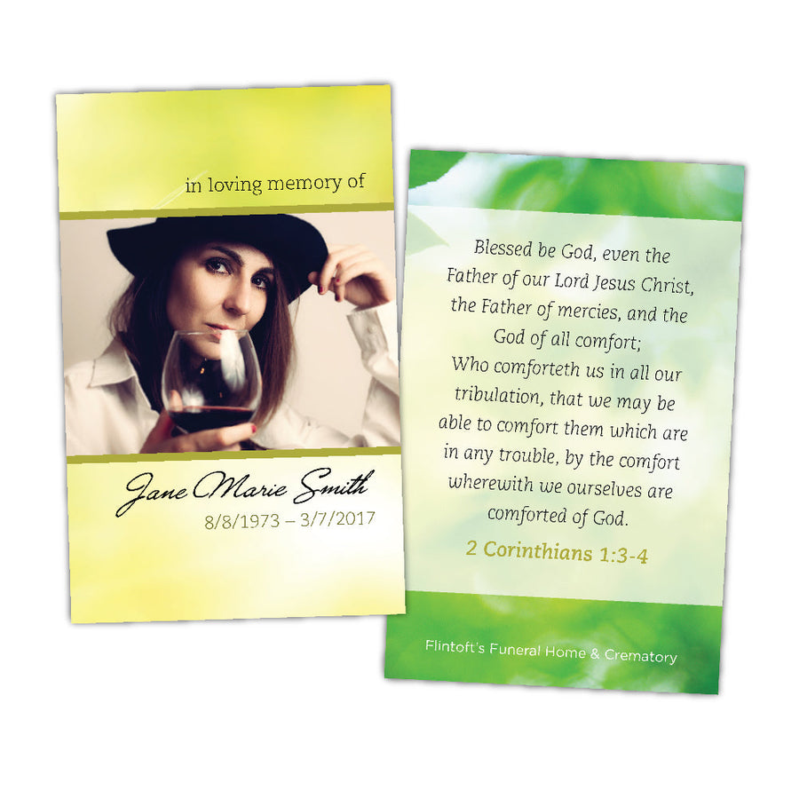 Loving Reflection Prayer Card